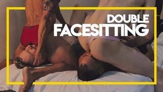 Double Facesitting (1080p) Face Sitting - Gay Domination - Brothers - Fun - Twink - Muscle - Foot Fetish