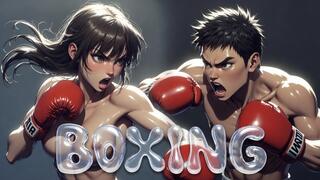 Mixed Boxing - Cocky Boxer Sparring Turns Into Trainer Facesit & Glove Ride (Erotic Audio)