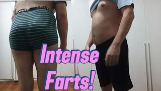 Farting in my closet after a long day