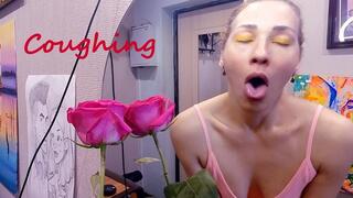 Coughing while doing Make Up