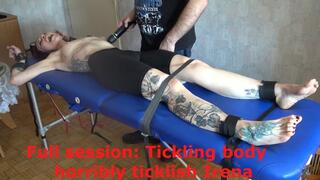 Full session Tickling horribly ticklish Irena
