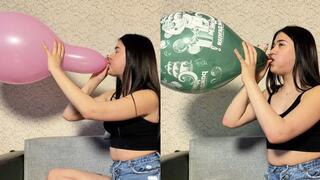 Anny B2P Triple Pop – 3 Balloons in Denim Shorts