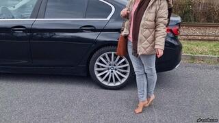 A strange guy threw my shoe into the pond HD mp4 1920x1080