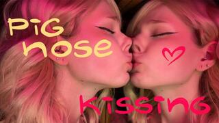 Crooked nose mirror kissing