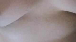 filling up my belly button with chocolate syrup