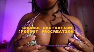 Ebony Femdom Chastity Goddess Aspen Aires: Choose Castration