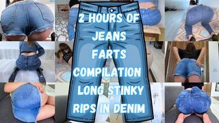 2 HOURS JEANS FART COMPILATION : Long Stinky Rips In Denim