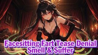 Facesitting Fart Tease Denial – Smell & Suffer | Goddess Hiyori
