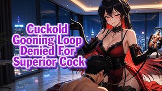 Cuckold Gooning Loop – Denied For Superior Cock | Goddess Hiyori