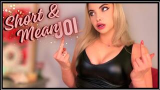 Short & Mean JOI (Humiliation JOI For Pornosexual Loser Betas)