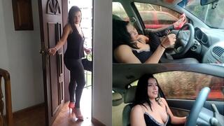 Yury Drives in Heels in the Rain… She Shouldn’t Be Doing This