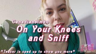 On Your Knees and Sniff