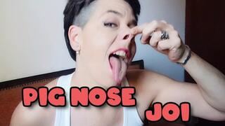 PIG NOSE FETISH JOI