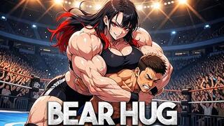 Bear Hug Submission - Rika Makes You To Worship Her Athletic Body