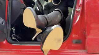 Fast driving: Pedal Control in Boots | Blaze Natalie