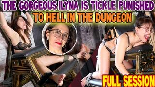 THE GORGEOUS ILYNA IS TICKLE PUNISHED TO HELL IN THE DUNGEON : FULL SESSION - FULL HD MP4