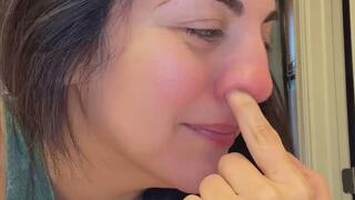 Snot Rocket, Nose picking, with 15 sneezes