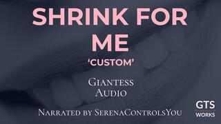 She Counted Him to Nothing — Giantess Shrinking JOI Audio Scale Descent Domme by GTS Works