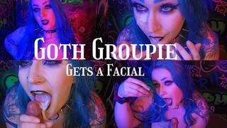 Goth Groupie Gets a Facial