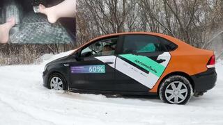 YANA BUCKS HARD AND REVVING IN THE SNOW 1 full video 42 min