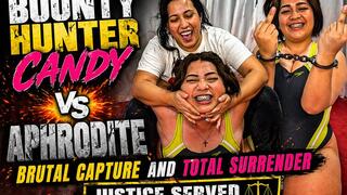 BOUNTY HUNTER CANDY vs APHRODITE -1 Brutal Capture and Total Surrender | Justice Served