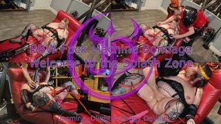Jasmine_Dlight & Peggy DeVille - BBW Fuck Machine Bondage: Welcome to the Splash Zone