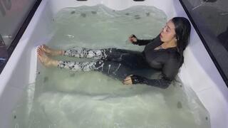 Underwater breathing challenge - timed