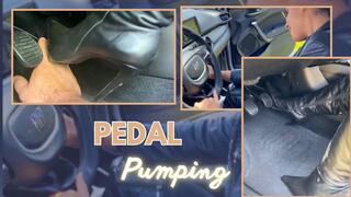 Pedal pumping and Leather boots