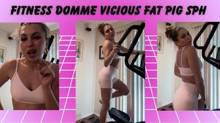 Fitness Domme’s Vicious SPH - Petite Goddess Degrades Fat Pig POV