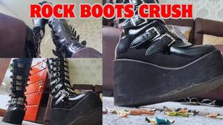 Gothic Boots Crushing Tiny man