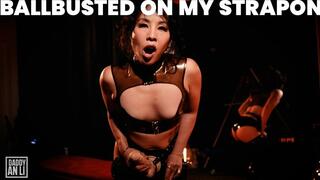 Ballbusted on My Strapon