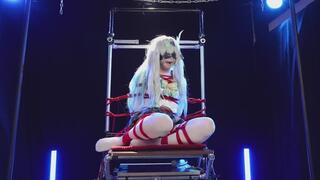 Restraint Room 08:Firefly, completely restrained in a restraint frame