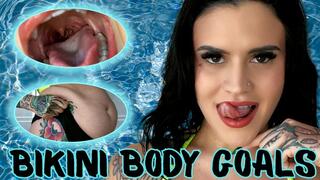 Bikini Body Goals: POV Same Size Vore Fantasy, Upclose Mouth, Bloated Belly, Belly Play, Digestion Ft Raquel Roper
