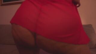 Colombian BBW dancing in lingerie