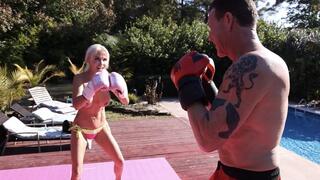 Topless Boxing Tatiana Steele vs Ian Steele
