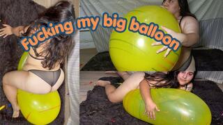 Riding my big balloon