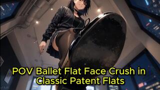 POV Face Trample - Yuki Steps Full Weight On Your Face In Classic Patent Flats