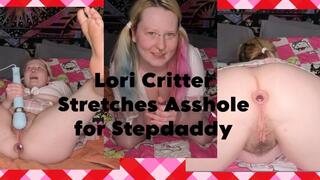 Lori Critter Stretches Asshole for Stepdaddy