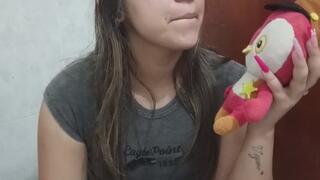 I spat on him and hit him.