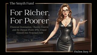 For Richer, For Poorer - Financial Domination, Chastity Control, and the Human Wallet Who Vowed Himself Into Perpetual Debt by Ms Smyth of The Smyth Fund { FinDom Story }