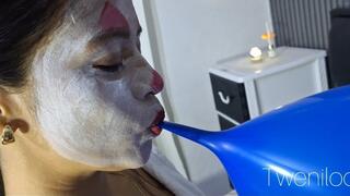 Clearing the mind by being a clown with balloons part1