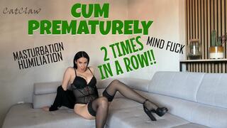Cum Prematurely Two Times In a Row (1080p)