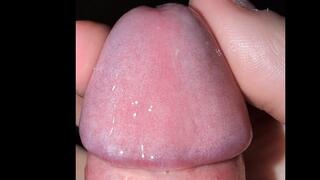 Oiled Glans Tease: Slow Dripping Oil Massage & Finger Play (Full Screen)