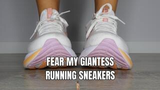 Fear my giantess running sneakers - OnlyVanessa