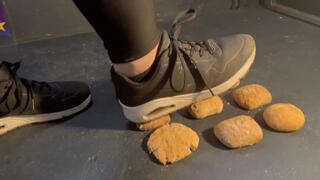 Crunchy Bread Crush ASMR – Sneakers Destroy Every Bite