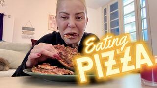 Devouring Pizza