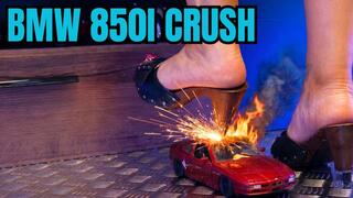 BMW 850i Model Crush – Dual Steel Heel Sandals!