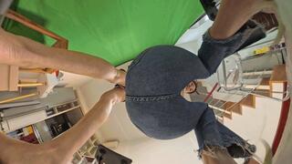 NEW 8K VR 360 ANNA YIDE - Pelvic POV humiliation for you