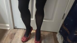 Tempest in black pantyhose