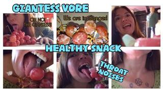 GIANTESS - HEALTHY SNACKS - TINY HUMANS VORE